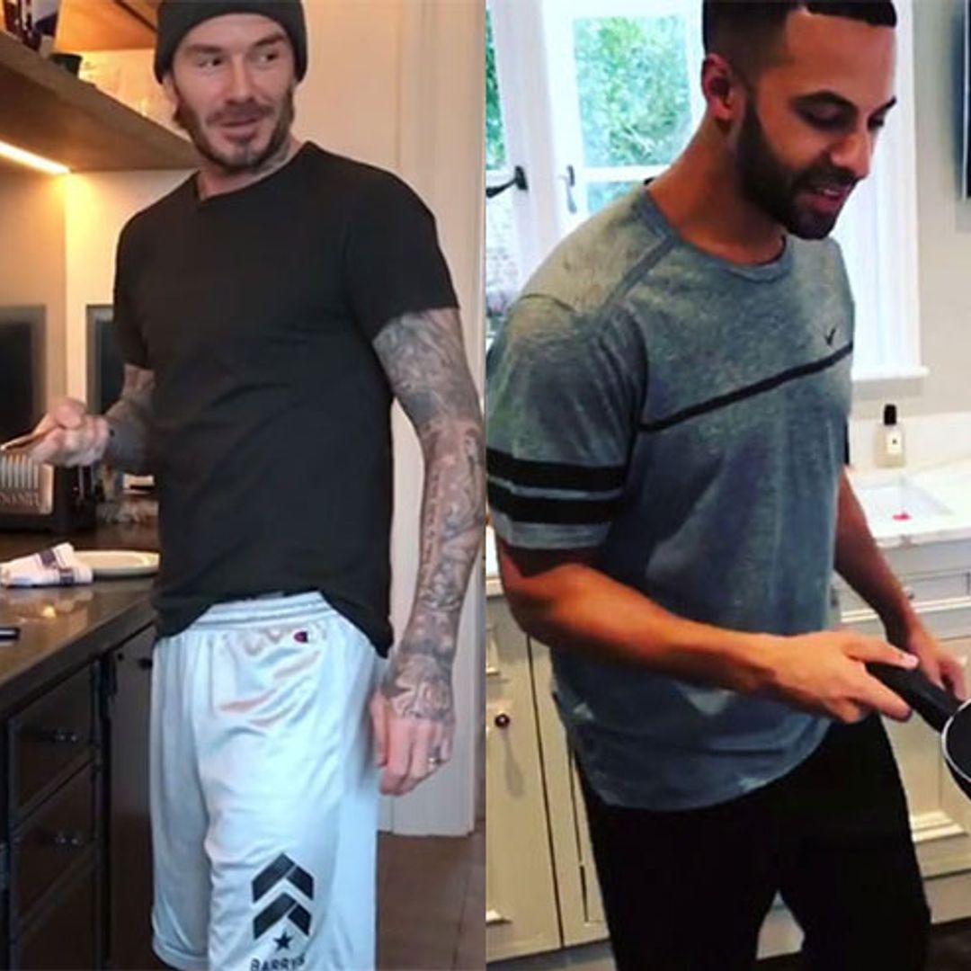 Stars from David Beckham to Michelle Keegan have a flipping good time on Pancake Day