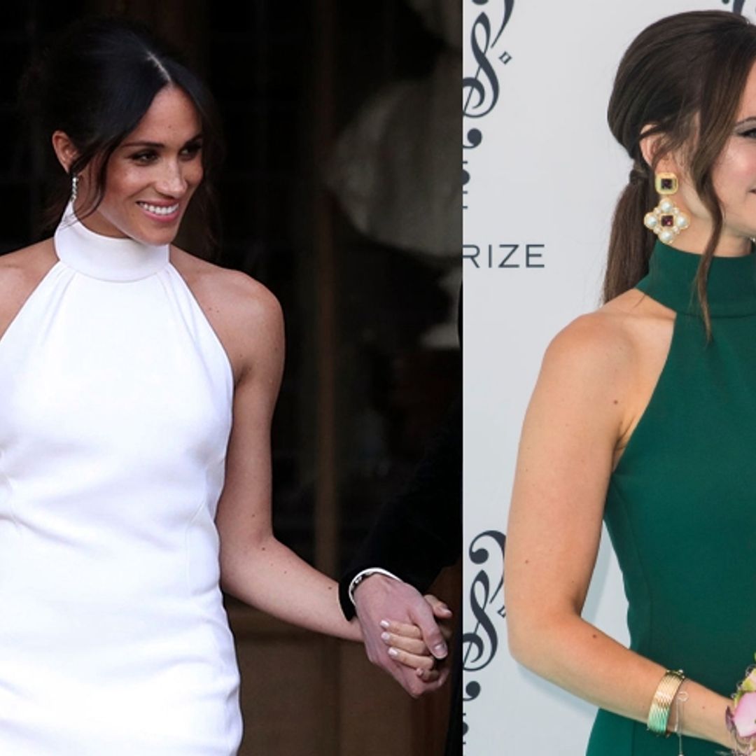 Princess Sofia just wore a lookalike version of Meghan Markle's second wedding gown