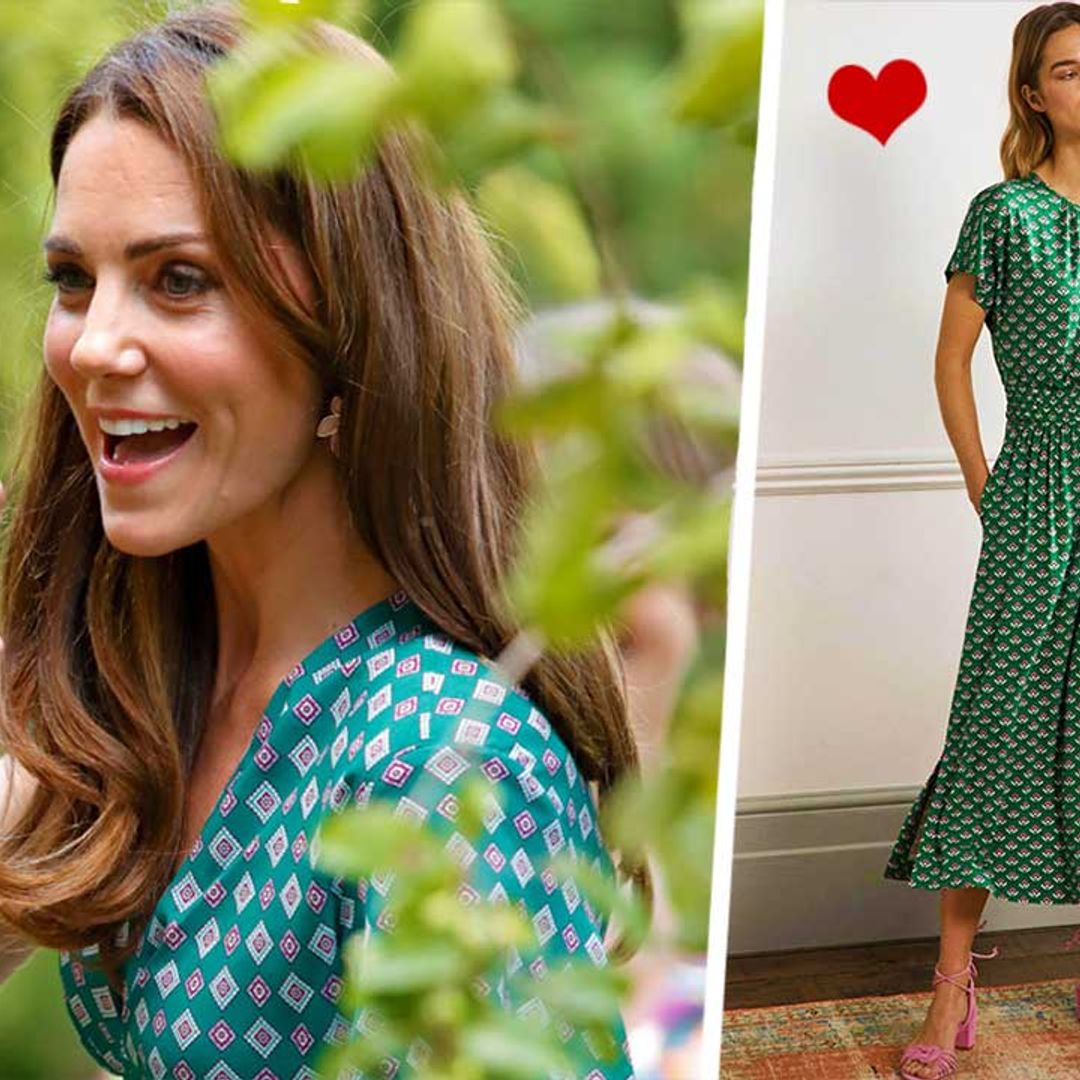 Still swooning over Kate Middleton's green Sandro dress? This lookalike is a spring must-have