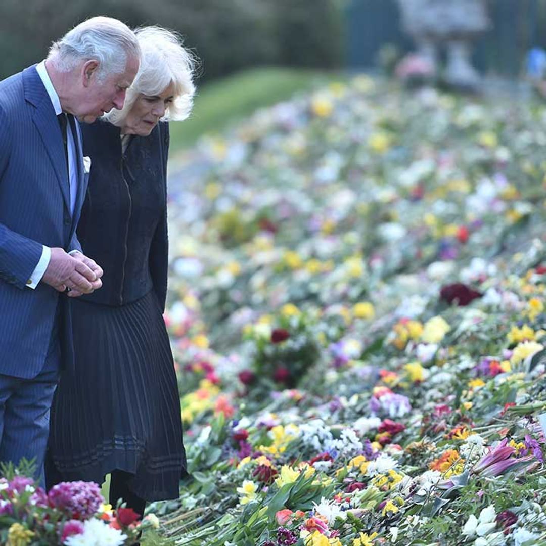 Duchess of Cornwall visits the Queen hours after viewing floral tributes for Prince Philip