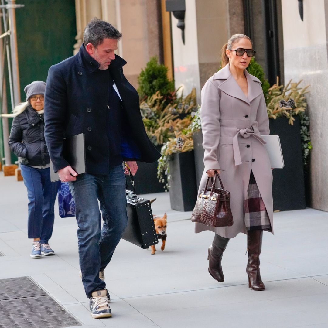 Ben Affleck and Jennifer Lopez are seen on March 29, 2024 in New York City. (Photo by Gotham/GC Images)