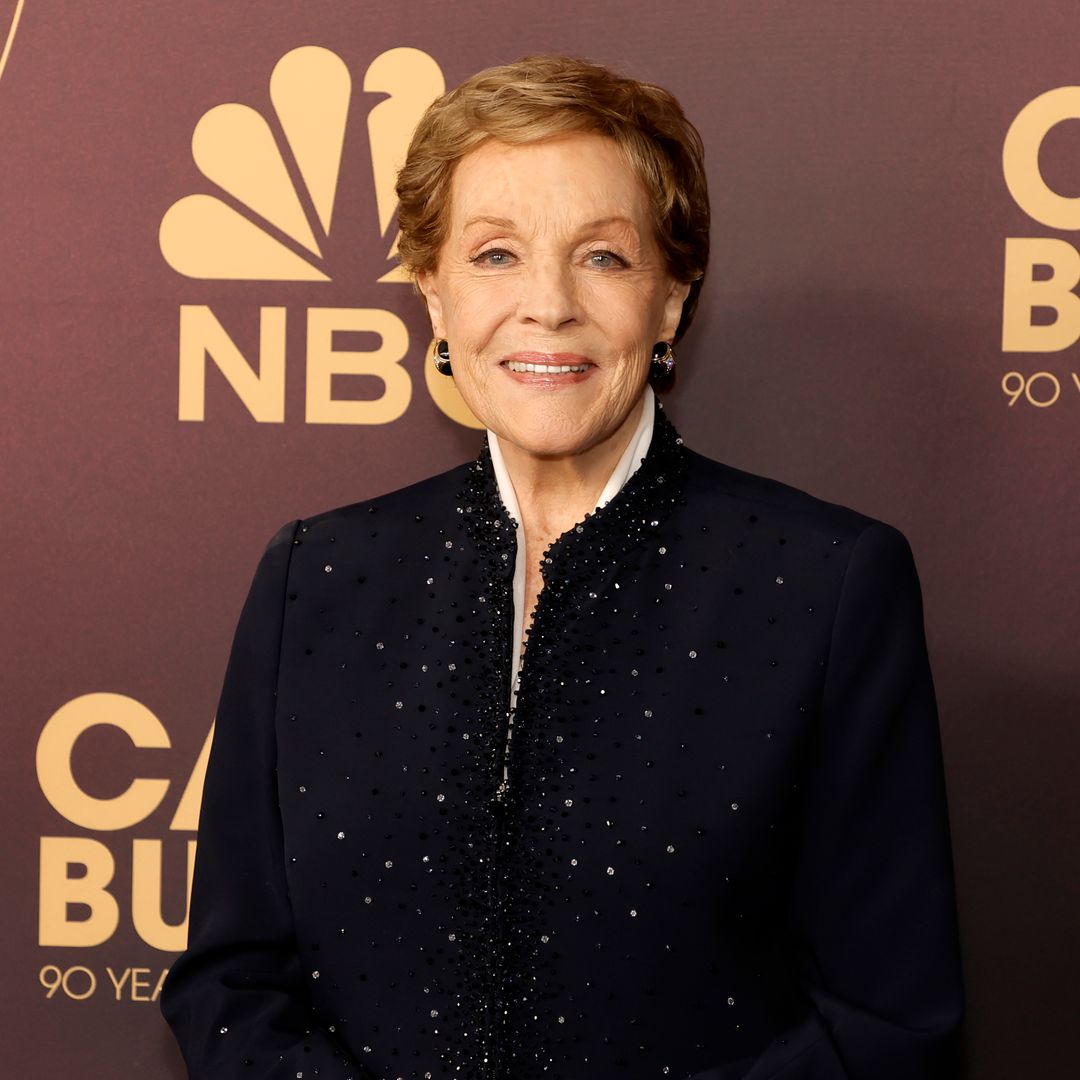 Julie Andrews arrives at NBC's "Carol Burnett: 90 Years Of Laughter + Love" Birthday Special at Avalon Hollywood & Bardot on March 02, 2023 in Los Angeles, California