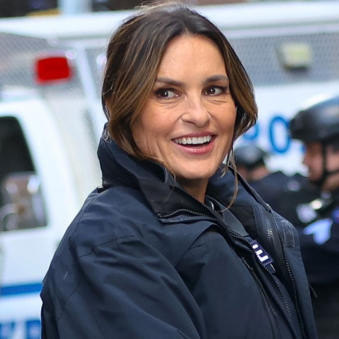 Mariska Hargitay gets a sweet surprise on the set of Law & Order: SVU