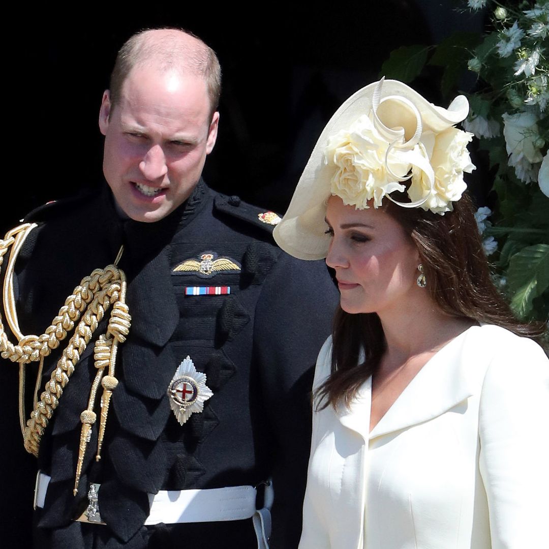 Princess and Prince William snapped giggling at Harry and Meghan’s wedding in unearthed photo