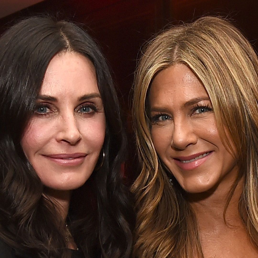Jennifer Aniston wishes Courteney Cox a happy birthday with previously unseen photo