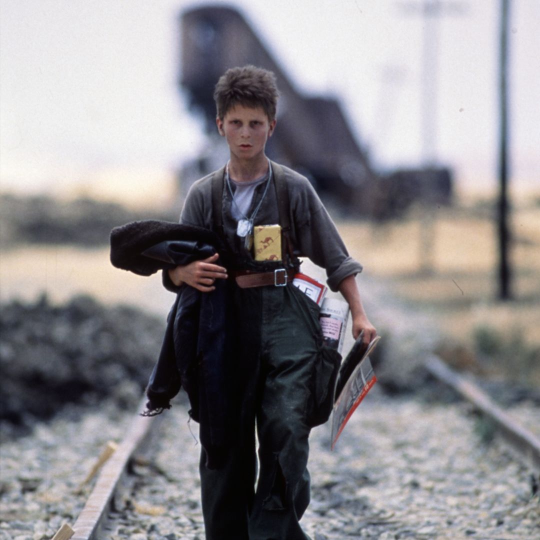 British actor Christian Bale as Jim Graham in a scene from the film 'Empire of the Sun', 1987.