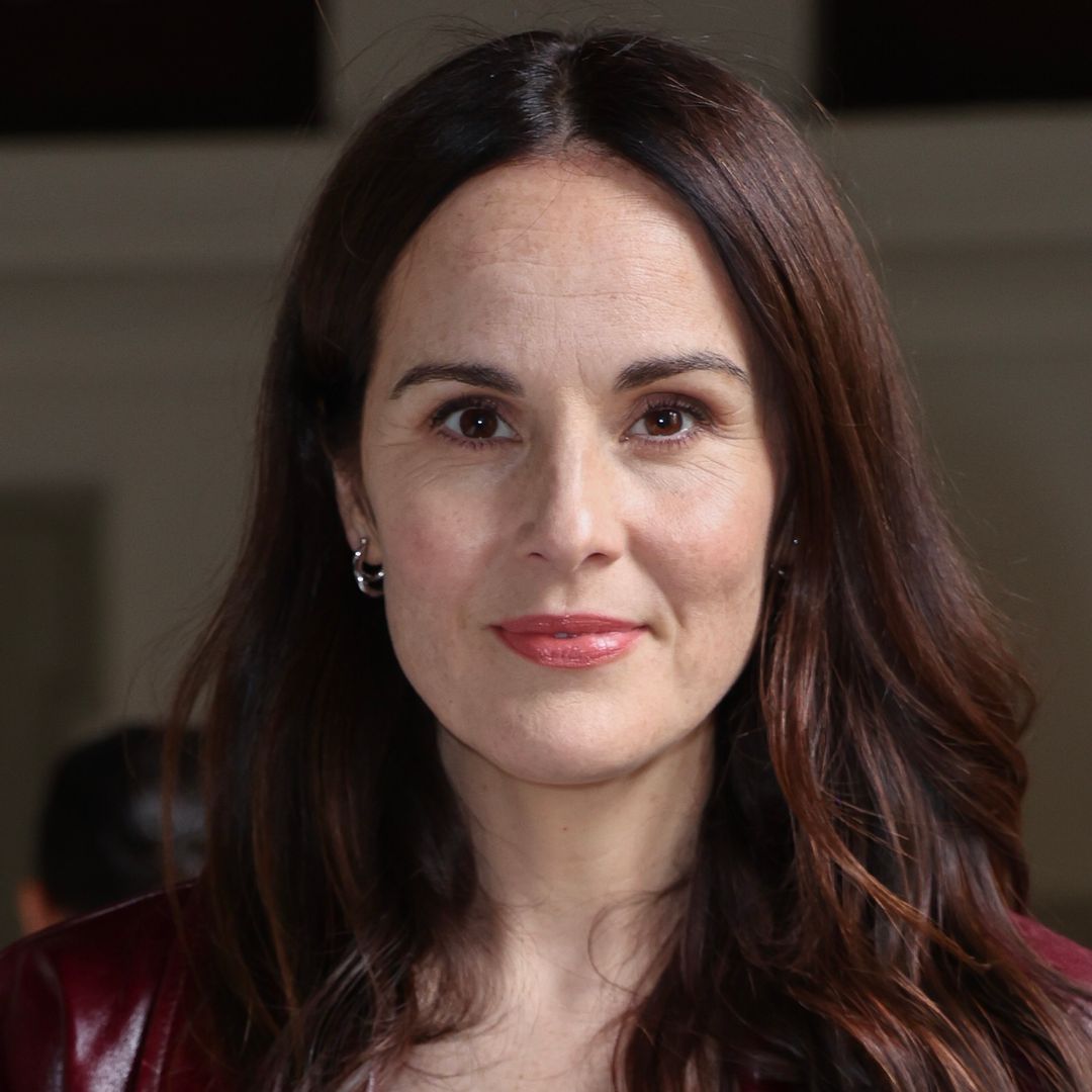 Michelle Dockery's burgundy coat is causing a rapid sellout situation