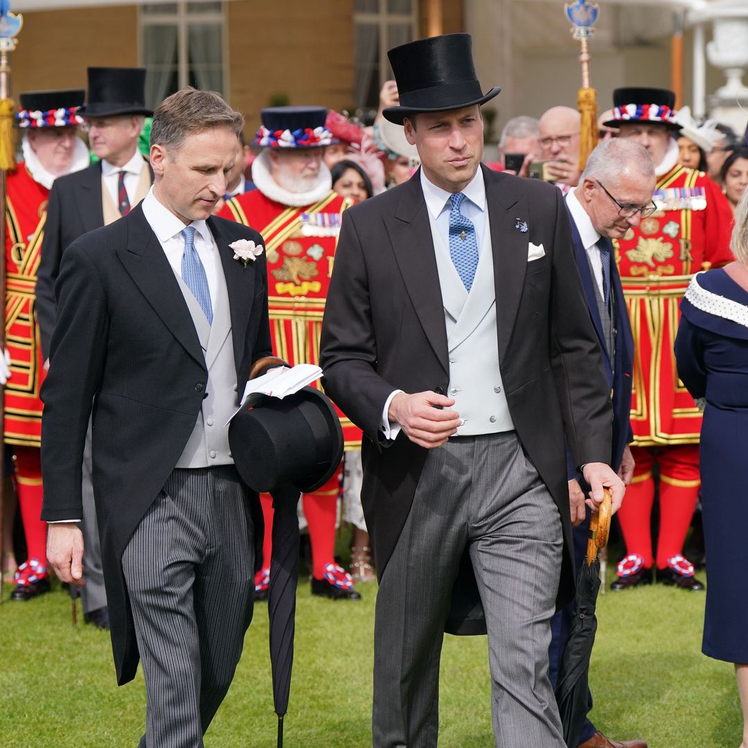 Prince William's touching tribute to Princess Diana at palace garden party - did you spot it?