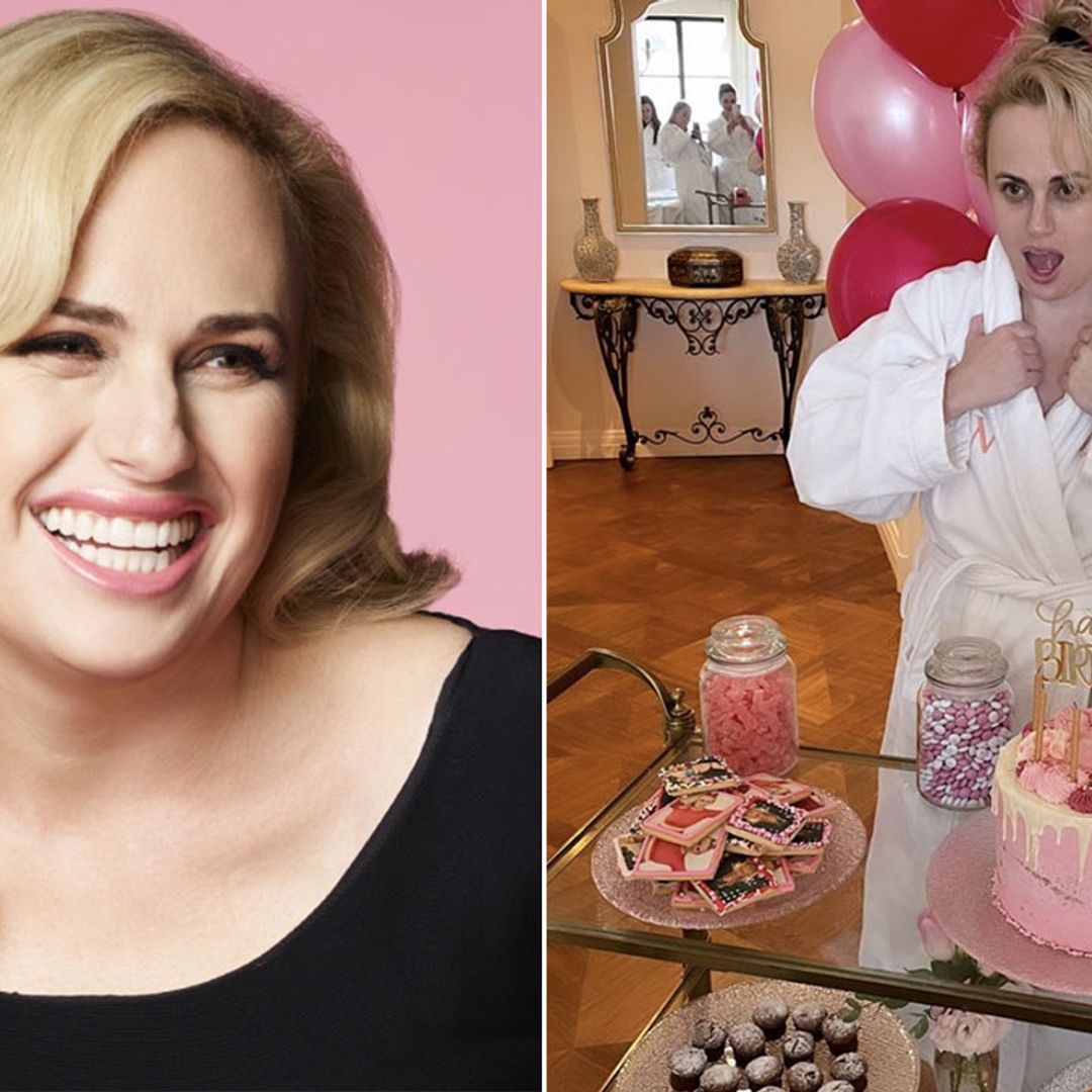 Rebel Wilson unveils show-stopping pink birthday cake – and WOW