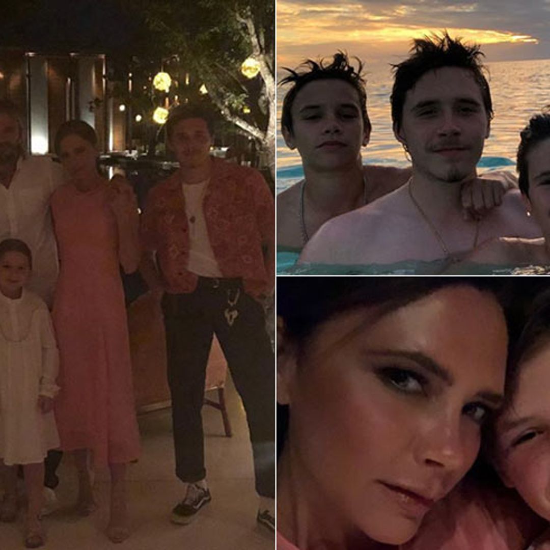 The Beckhams enjoy 'perfect family time' on sun-soaked New Year's holiday
