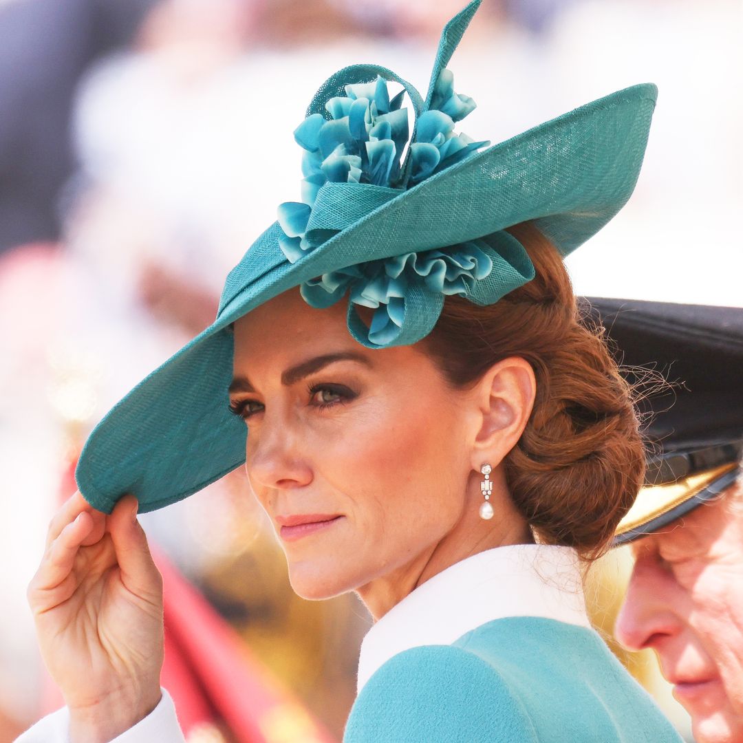Princess Kate stuns in rose-inspired intricate updo at Trooping the Colour 2025