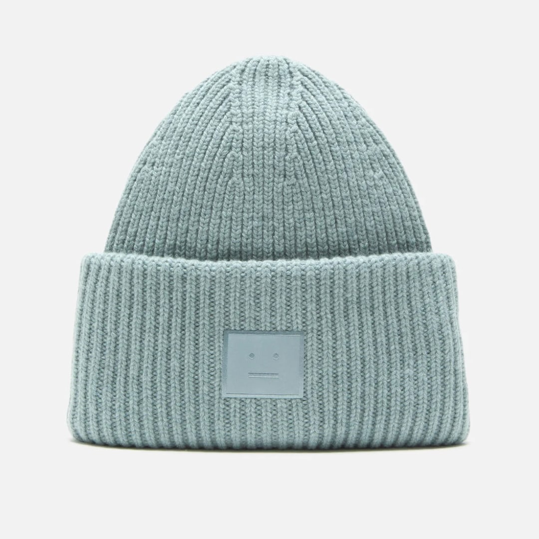 Large Face Logo Beanie acne studios