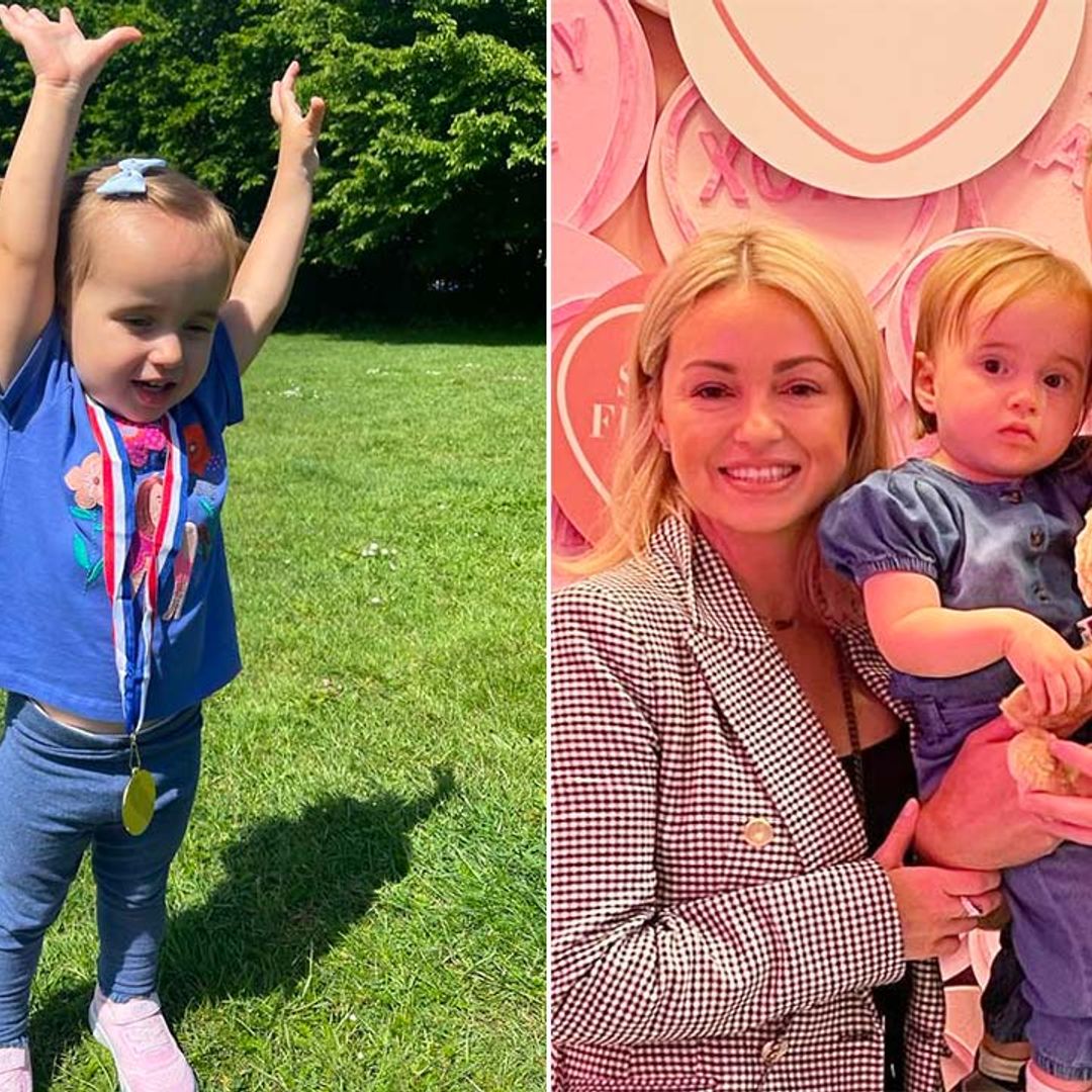Exclusive: Ola and James Jordan are bursting with pride at Ella's first sports day - but worry for her health