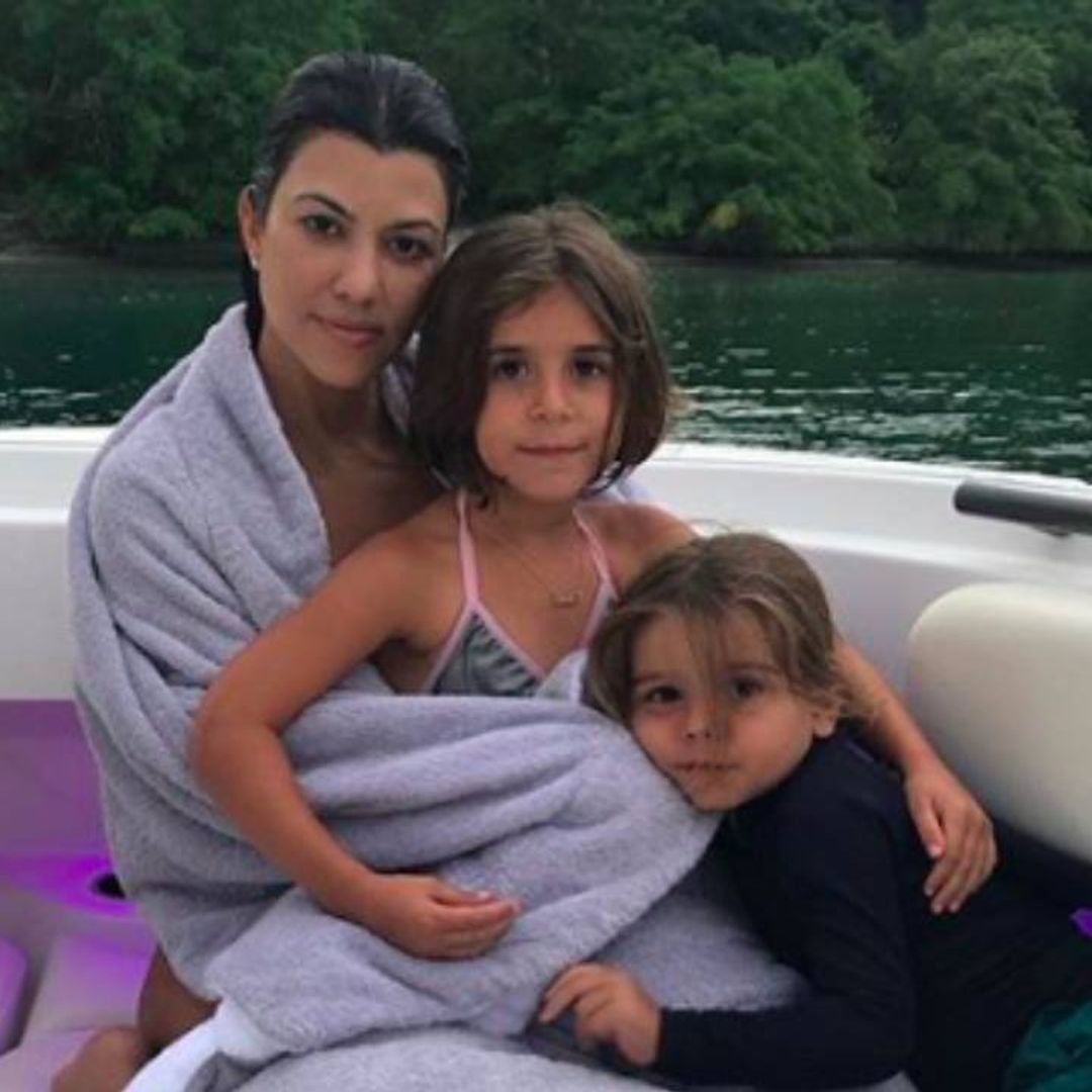 Kourtney Kardashian causes parenting debate about son Reign's long hair