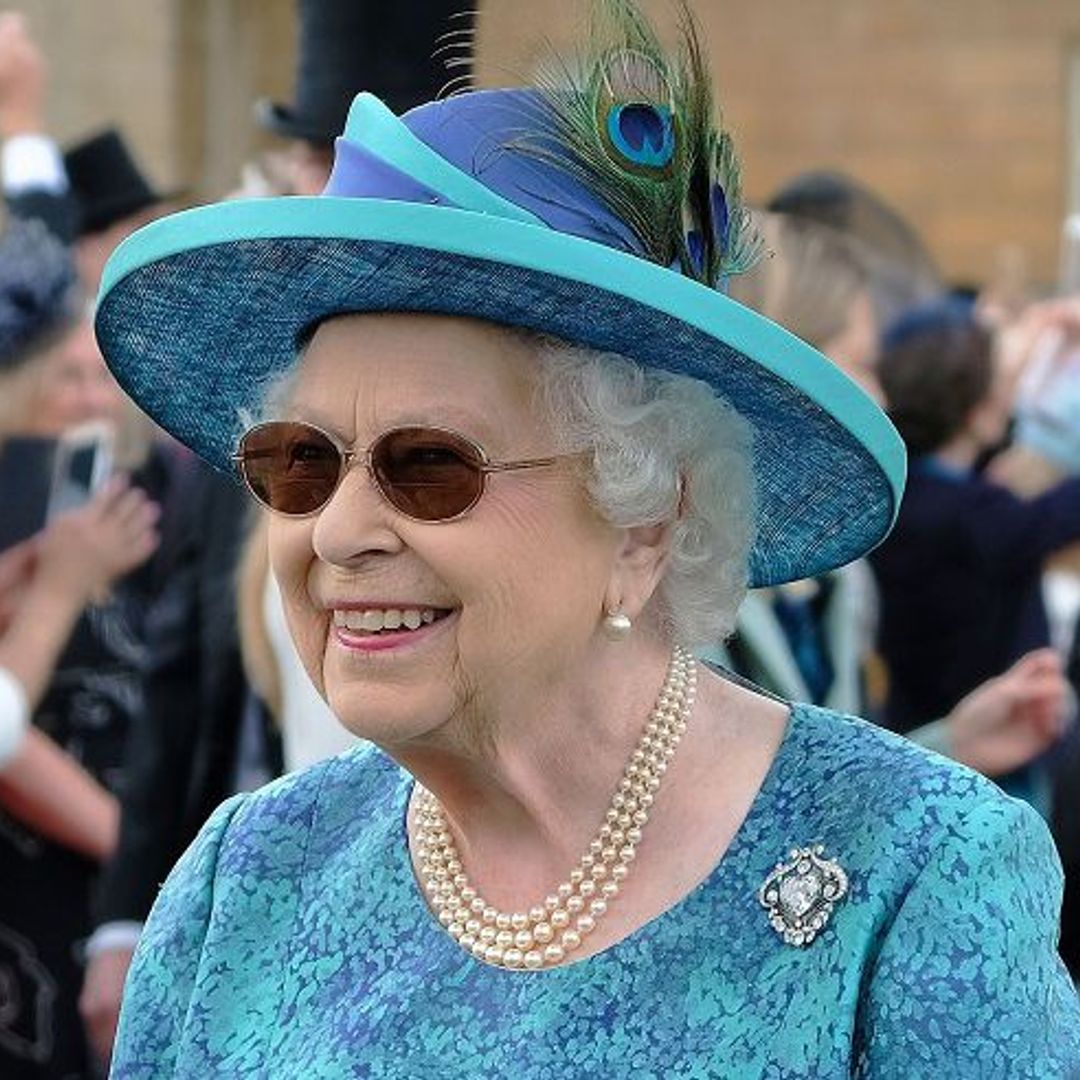 The Queen shows her sunny disposition at Buckingham Palace garden party