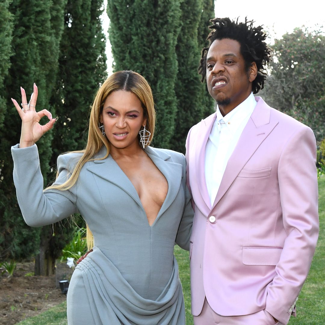 Beyoncé's solid gold figure-hugging date night look with Jay-Z steals the show