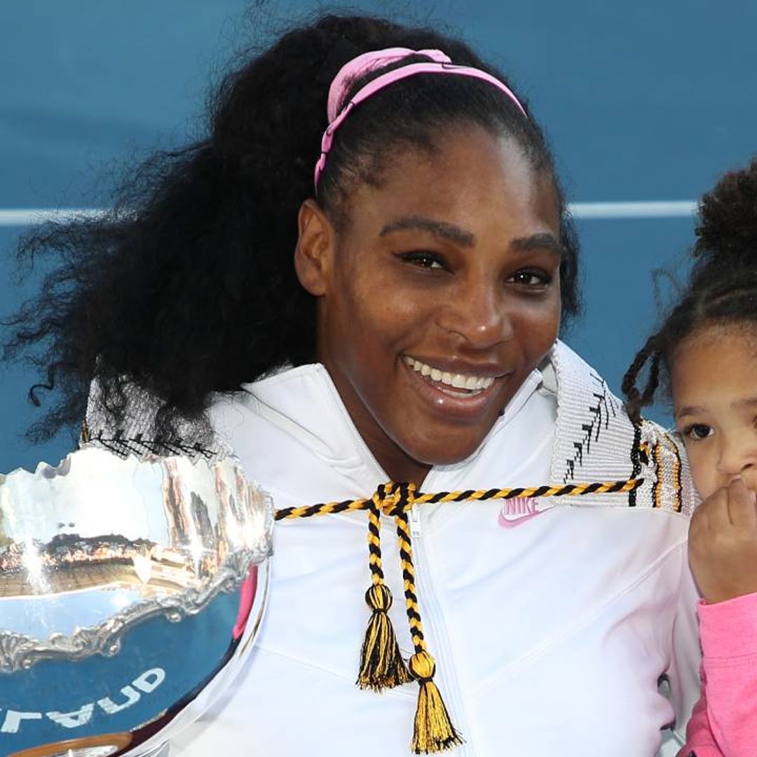 Serena Williams and her daughter are twinning in the cutest pink swimsuits - and they’re only $60