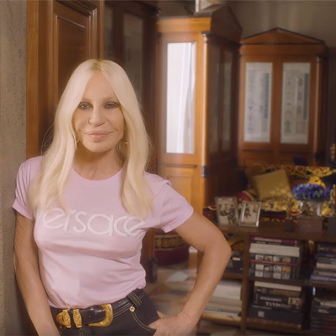 Donatella Versace takes fans on a tour of her Milan home