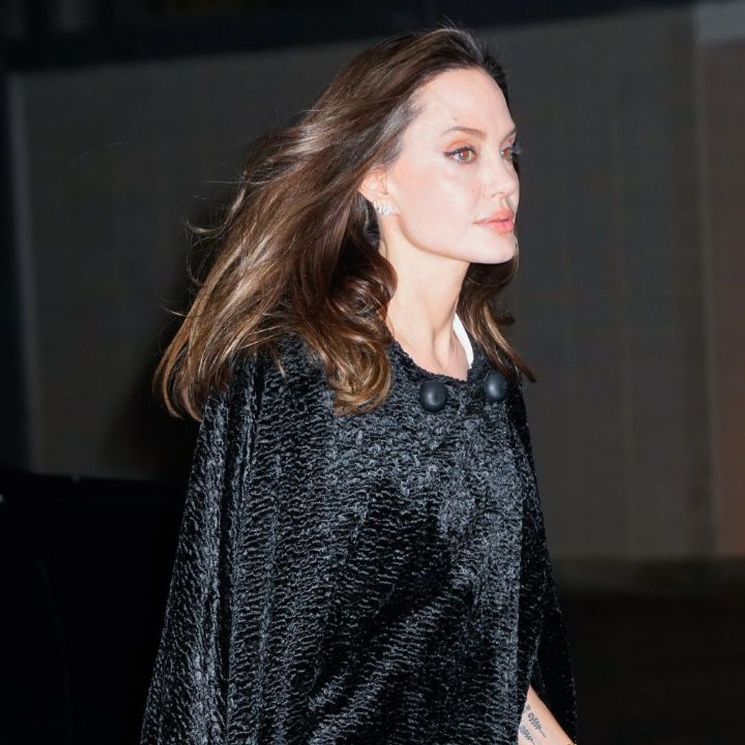 Angelina Jolie just wore the most incredible cape and it’s giving us major Maleficent nostalgia