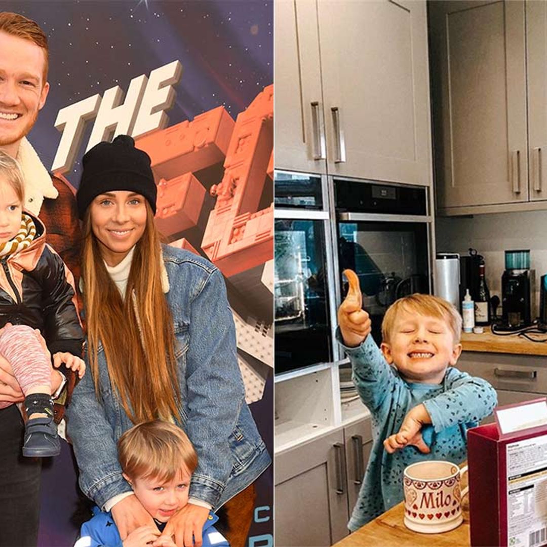 Celebrity MasterChef star Greg Rutherford shares a look inside his family home