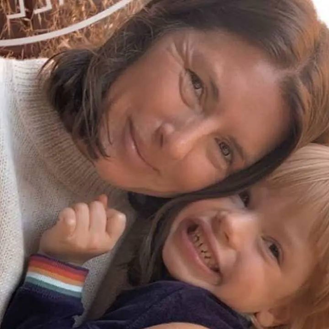 Jools Oliver shares photo of 'cheeky monkeys' River and Petal at unseen corner of £6m home