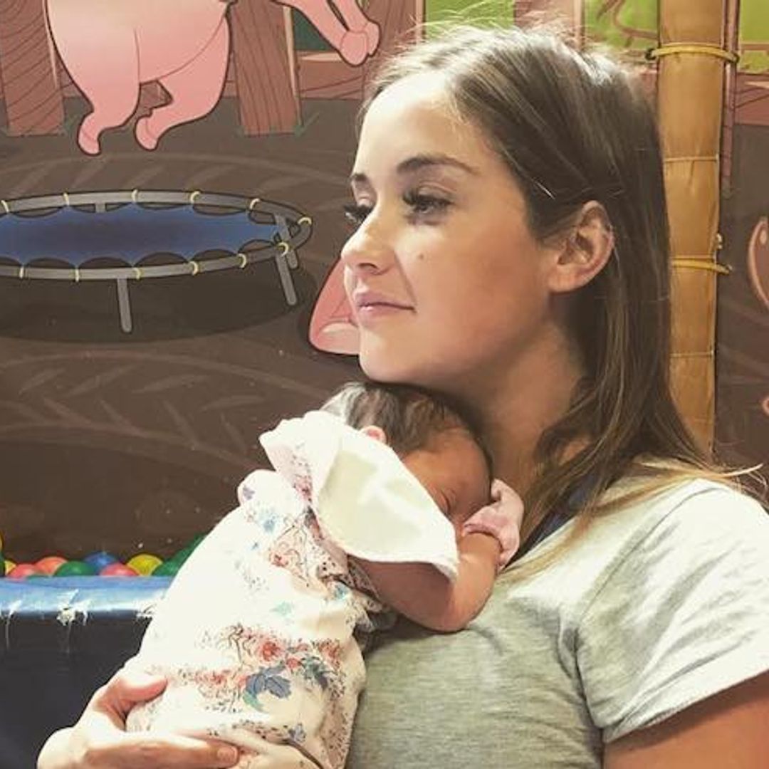 See Jacqueline Jossa's gorgeous Instagram snap with newborn baby