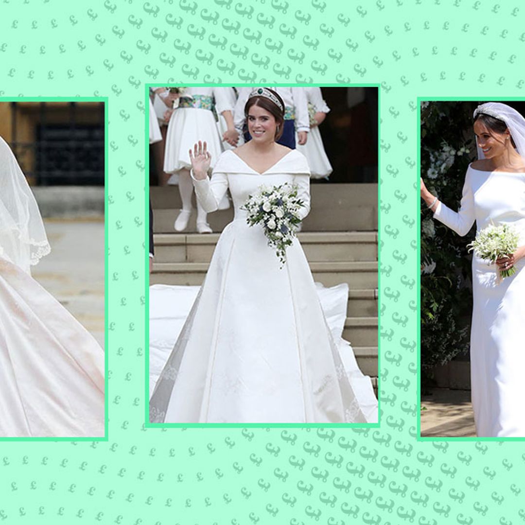 7 costly royal wedding dresses with price tags up to £6m: From the Queen to Meghan Markle