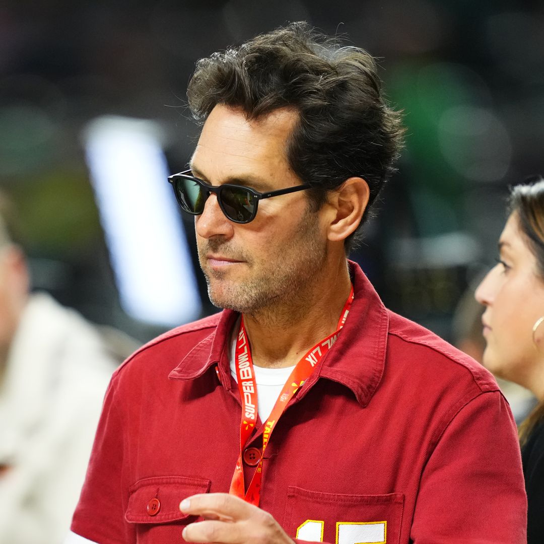 Paul Rudd looks on prior to Super Bowl LIX against the Kansas City Chiefs at Caesars Superdome on February 9, 2025 in New Orleans, Louisiana