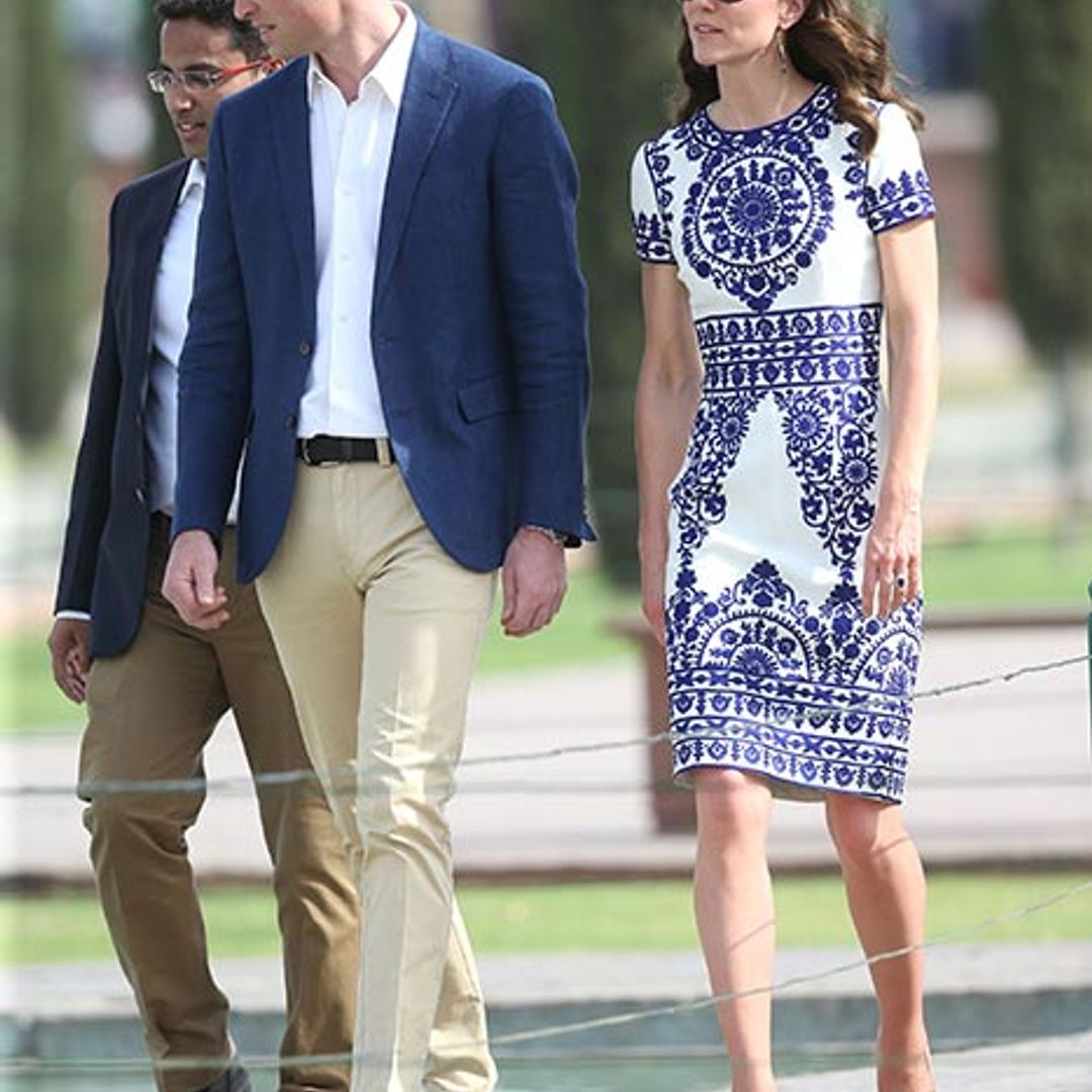 Kate rounds off incredibly stylish week with dazzling Taj Mahal dress