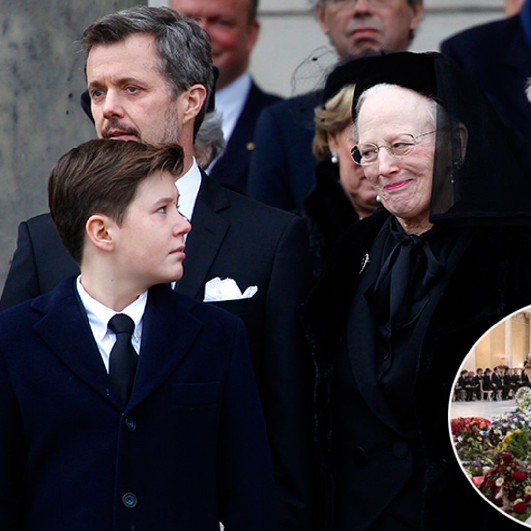 Revealed: Prince Henrik of Denmark's final romantic surprise for his wife at his funeral