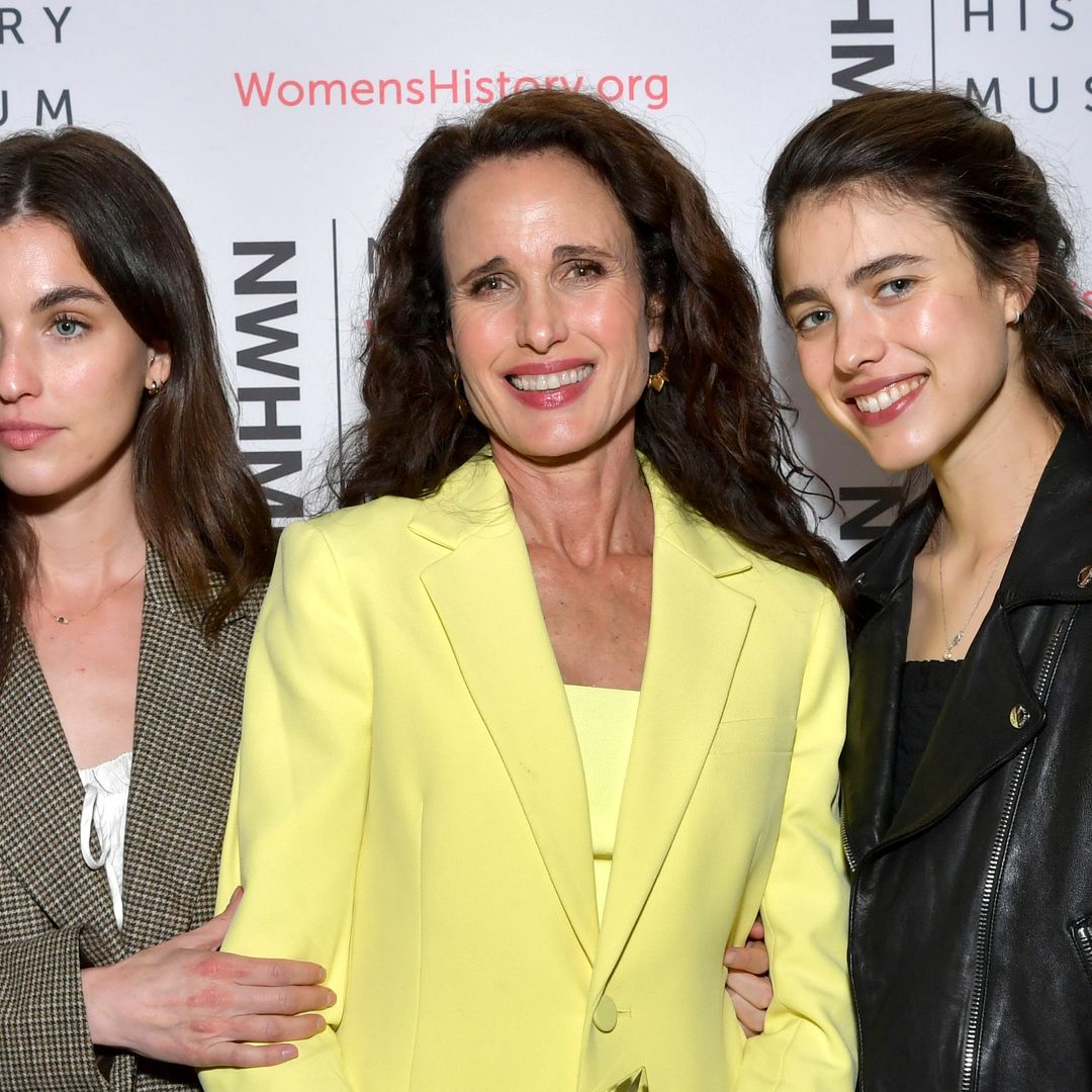 Andie MacDowell's famous  daughter reveals newborn baby's unique name