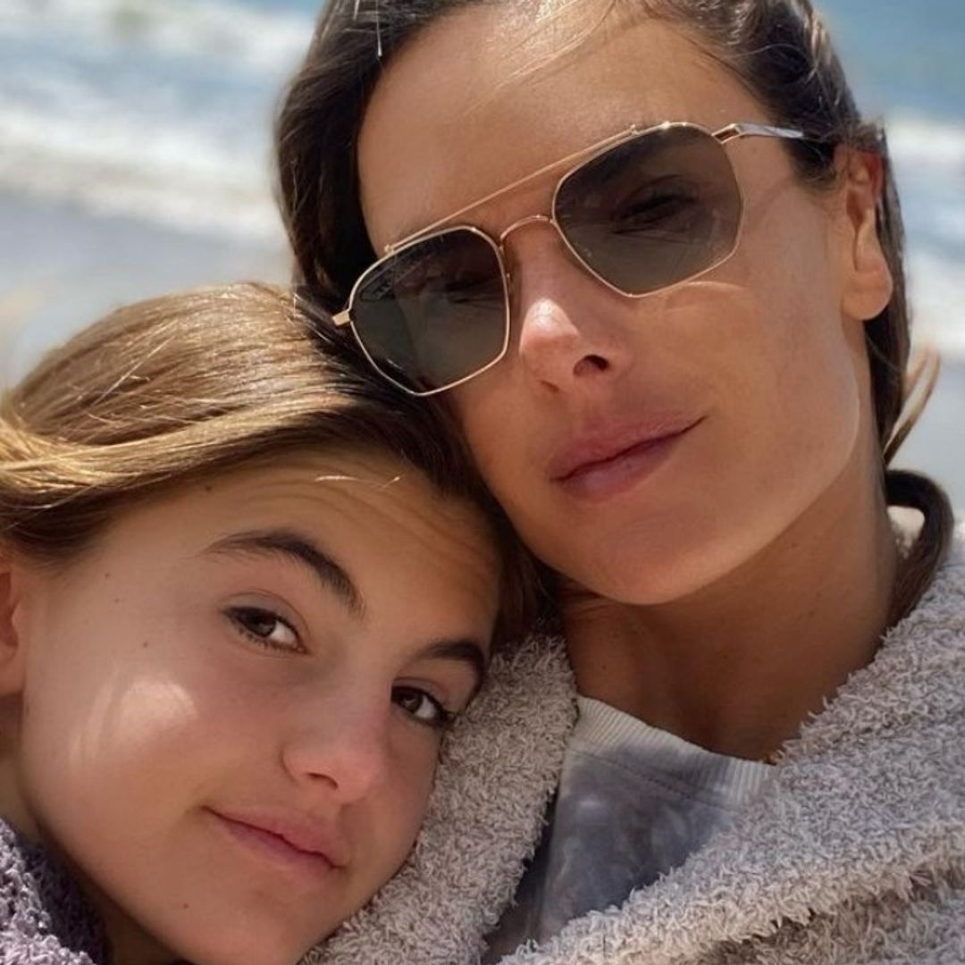Alessanda Ambrosio shares incredibly sweet beach photos with her lookalike daughter