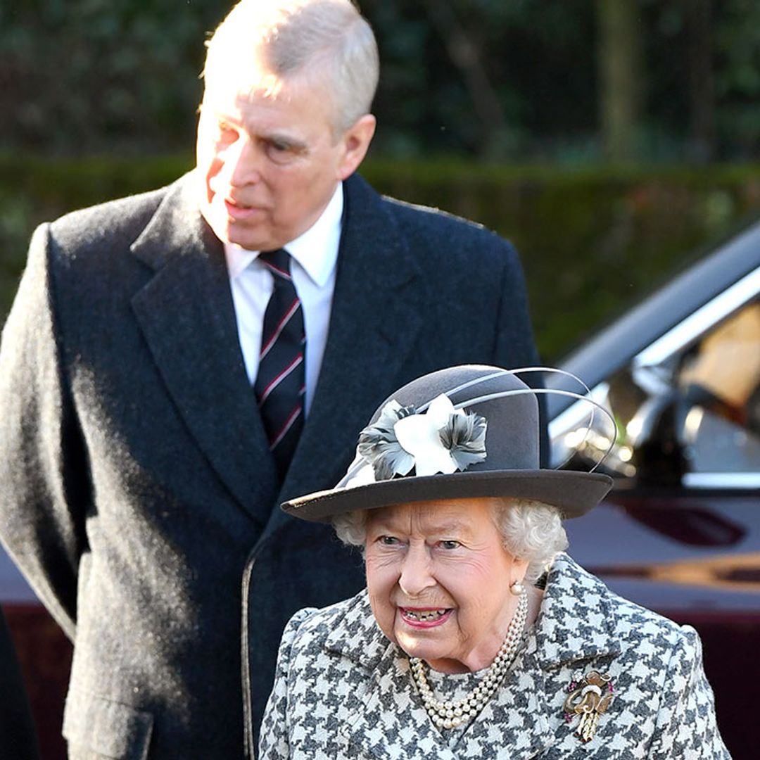 The Queen travels with Prince Andrew to Prince Philip's memorial service