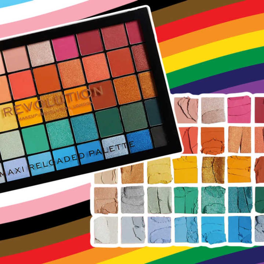 Need a glam beauty look for Pride? This $18 rainbow palette is all you need, we promise