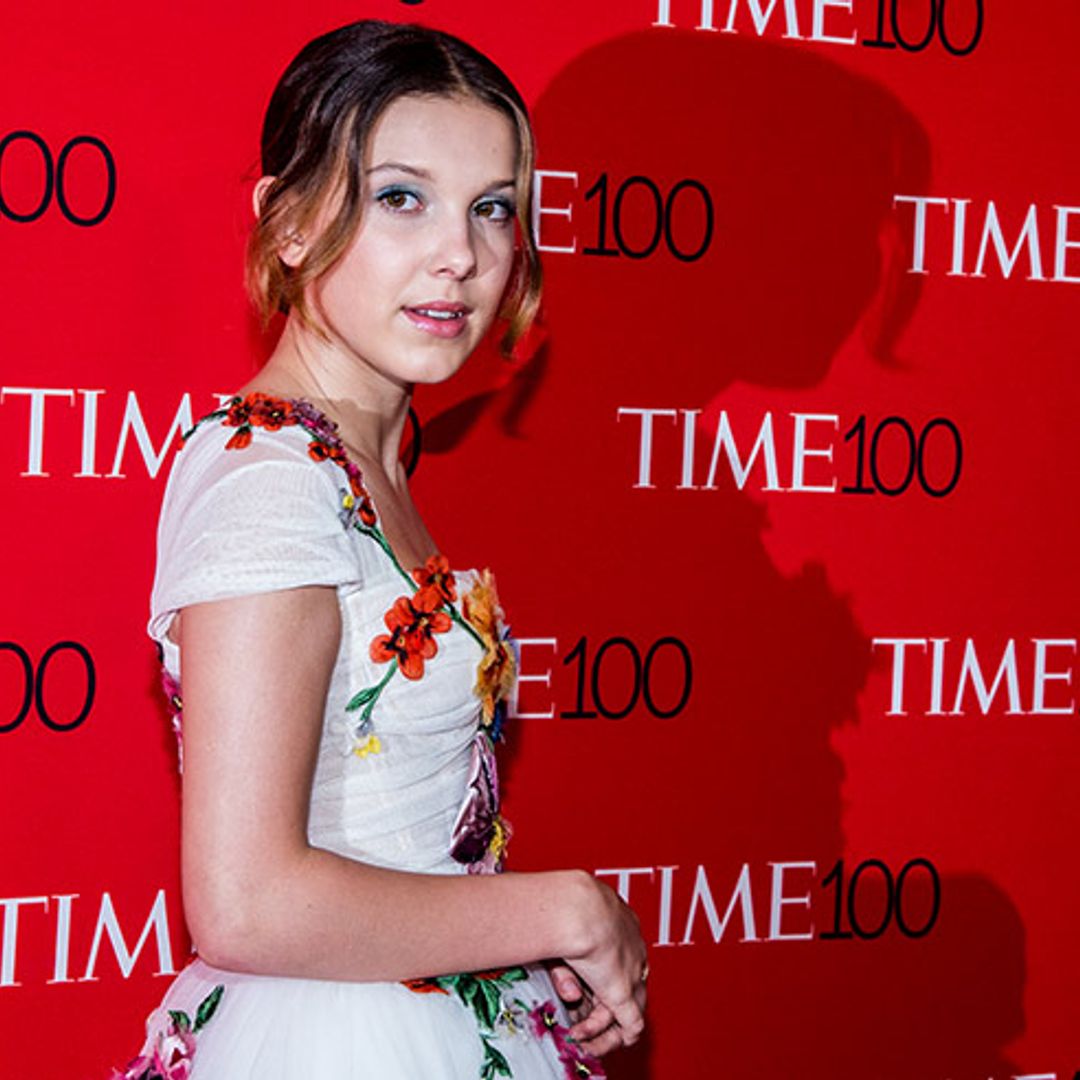 Millie Bobby Brown channels a Disney princess as she attends the Time 100 Gala
