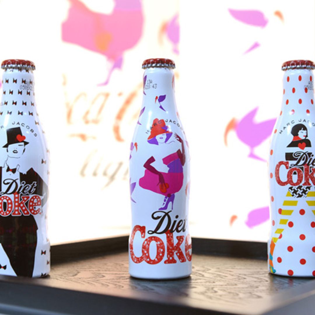 Marc Jacobs unveils Diet Coke designs