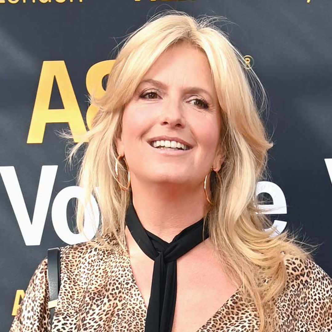 Penny Lancaster is a vision in flirty mini dress for sun-drenched photo