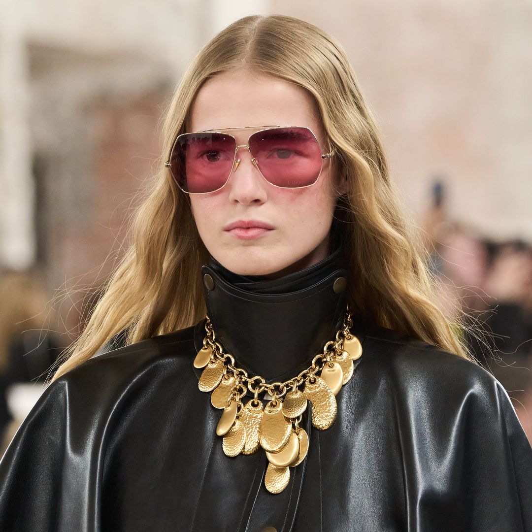 Boho inspired necklaces at Chloé AW24