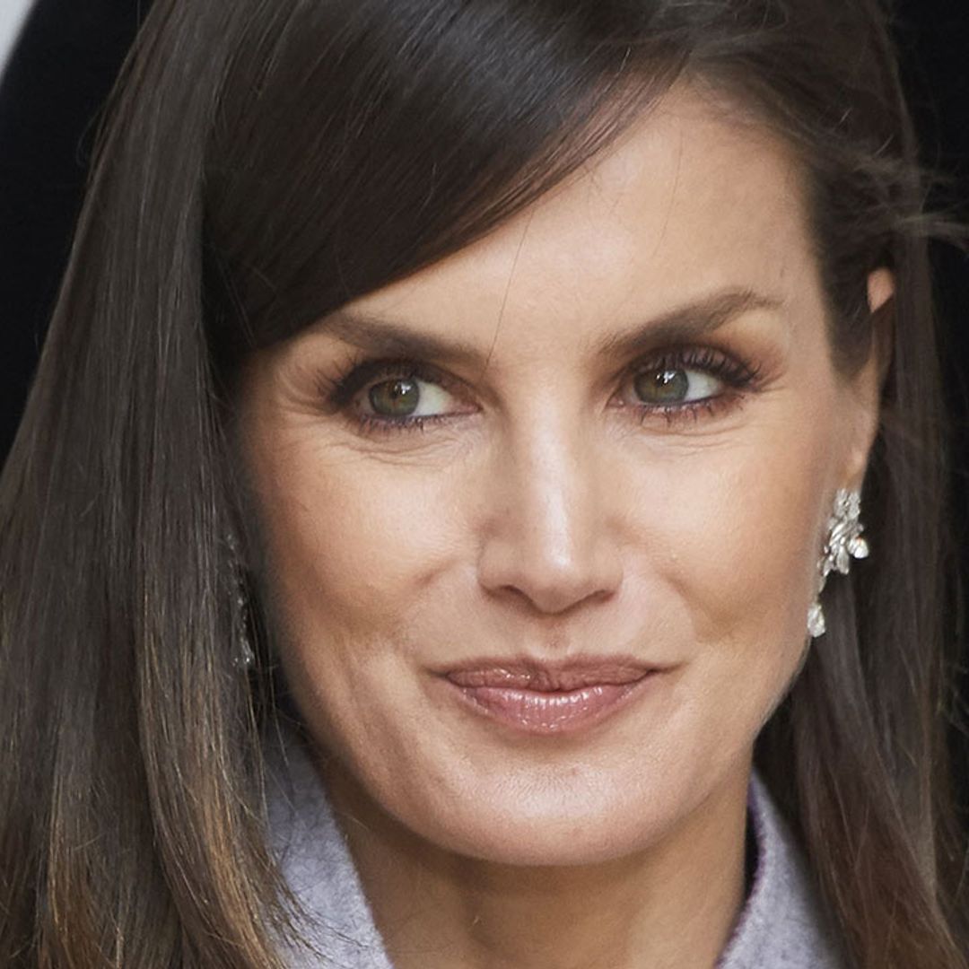 Queen Letizia stuns in lilac and snakeskin at Spanish award ceremony