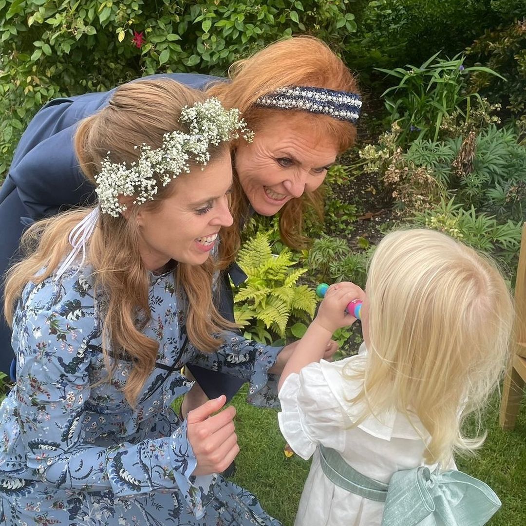 Sarah Ferguson shares rare photos of granddaughter Sienna after Princess Beatrice's pregnancy announcement