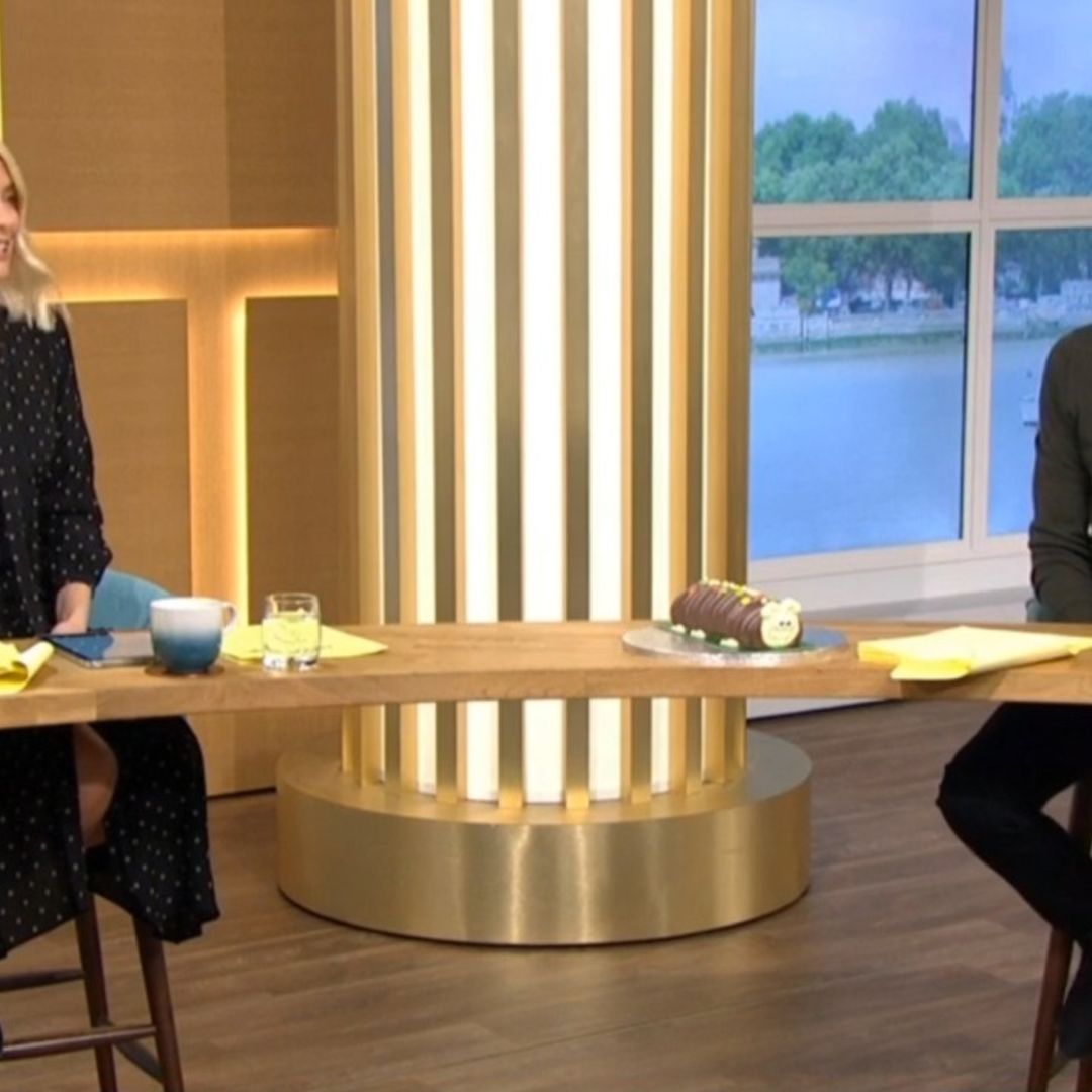 Holly Willoughby surprises Phillip Schofield on This Morning for his birthday - watch video