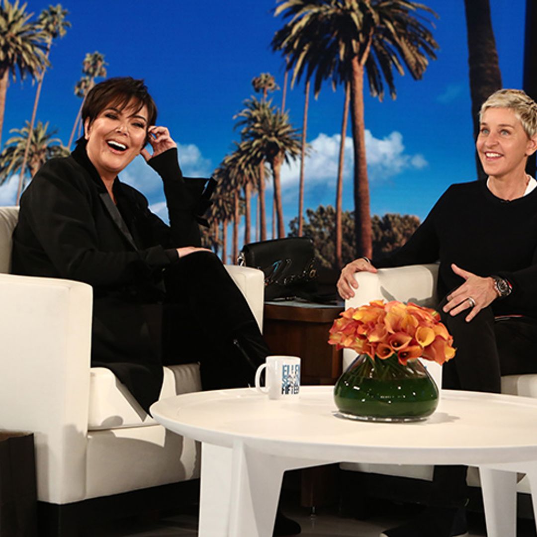 Kris Jenner squirms after Ellen DeGeneres asks about Khloé Kardashian's 'pregnancy'