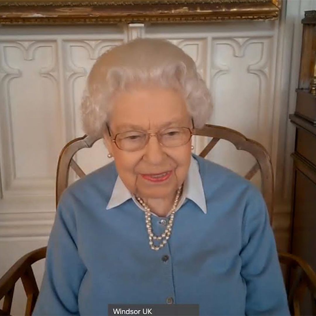 The Queen suffers technical difficulties on video call with KPMG