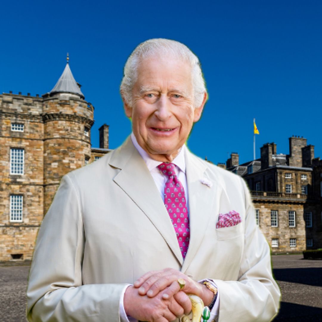 King Charles' 16th-century Palace of Holyroodhouse he only uses once a year
