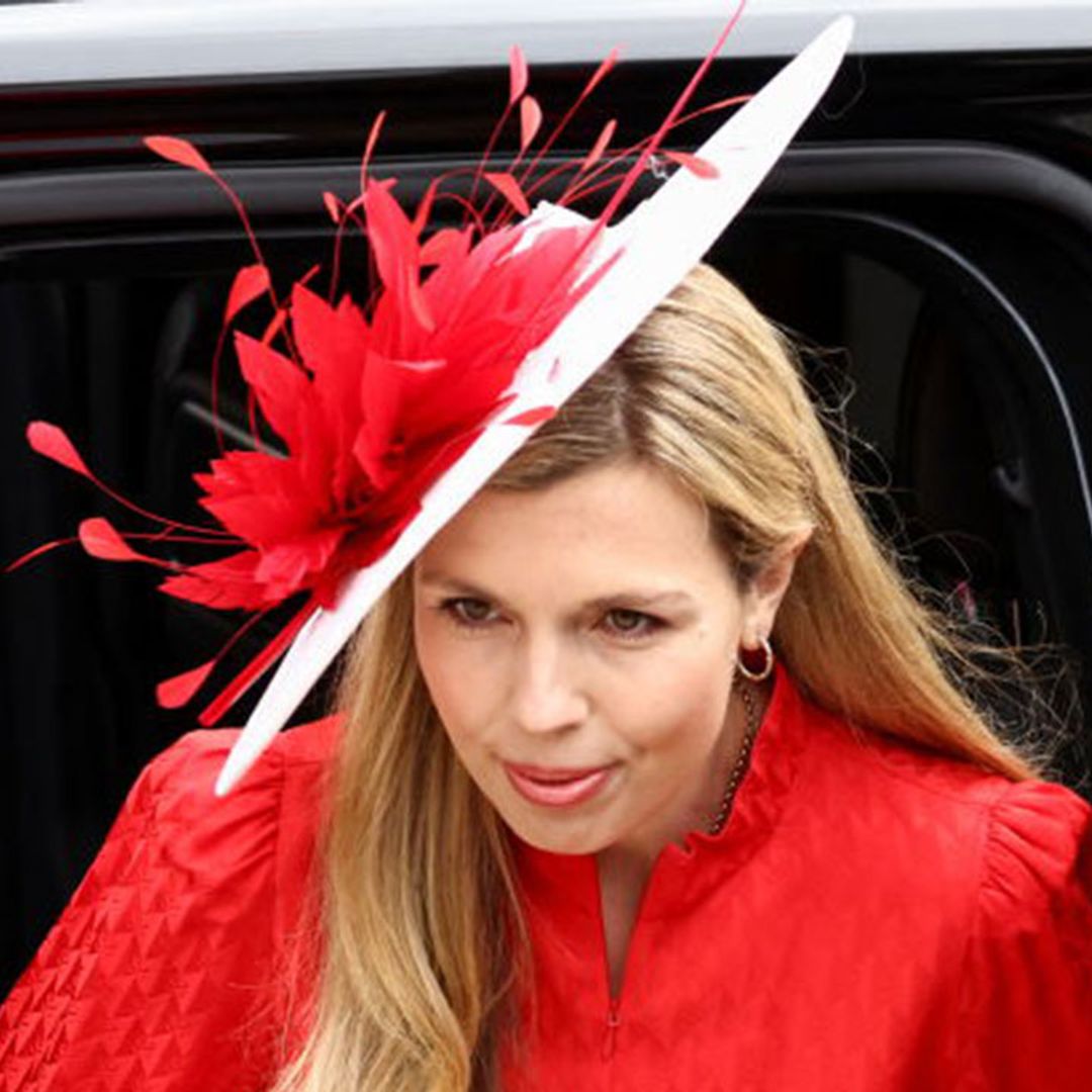 Carrie Symonds' ravishing red dress turns heads at Service of Thanksgiving