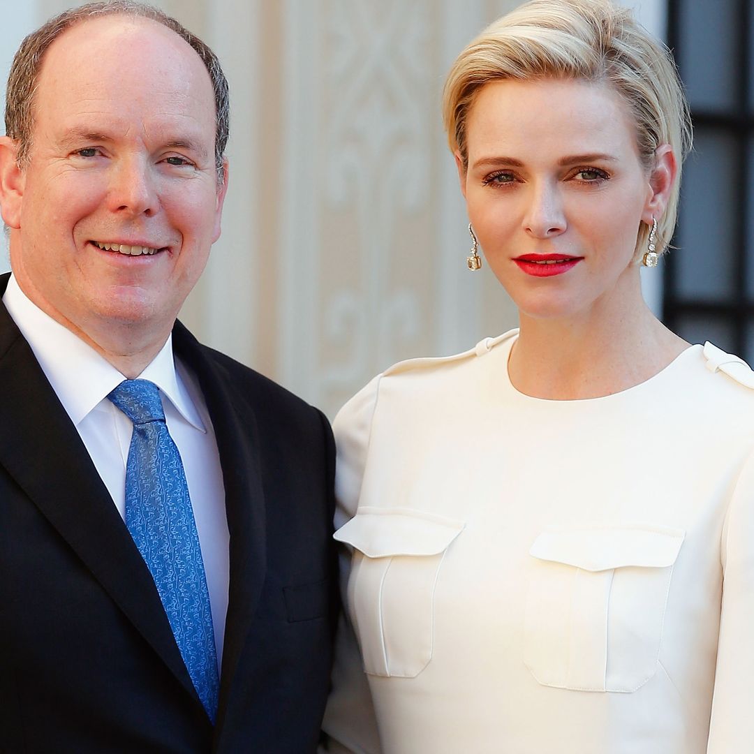 Princess Charlene confuses fans in vampy bridal armour on wedding anniversary