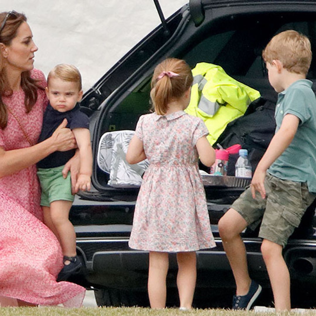 Duchess Kate, Prince George, Princess Charlotte and Prince Louis's supermarket outing in Norfolk before COVID-19 lockdown