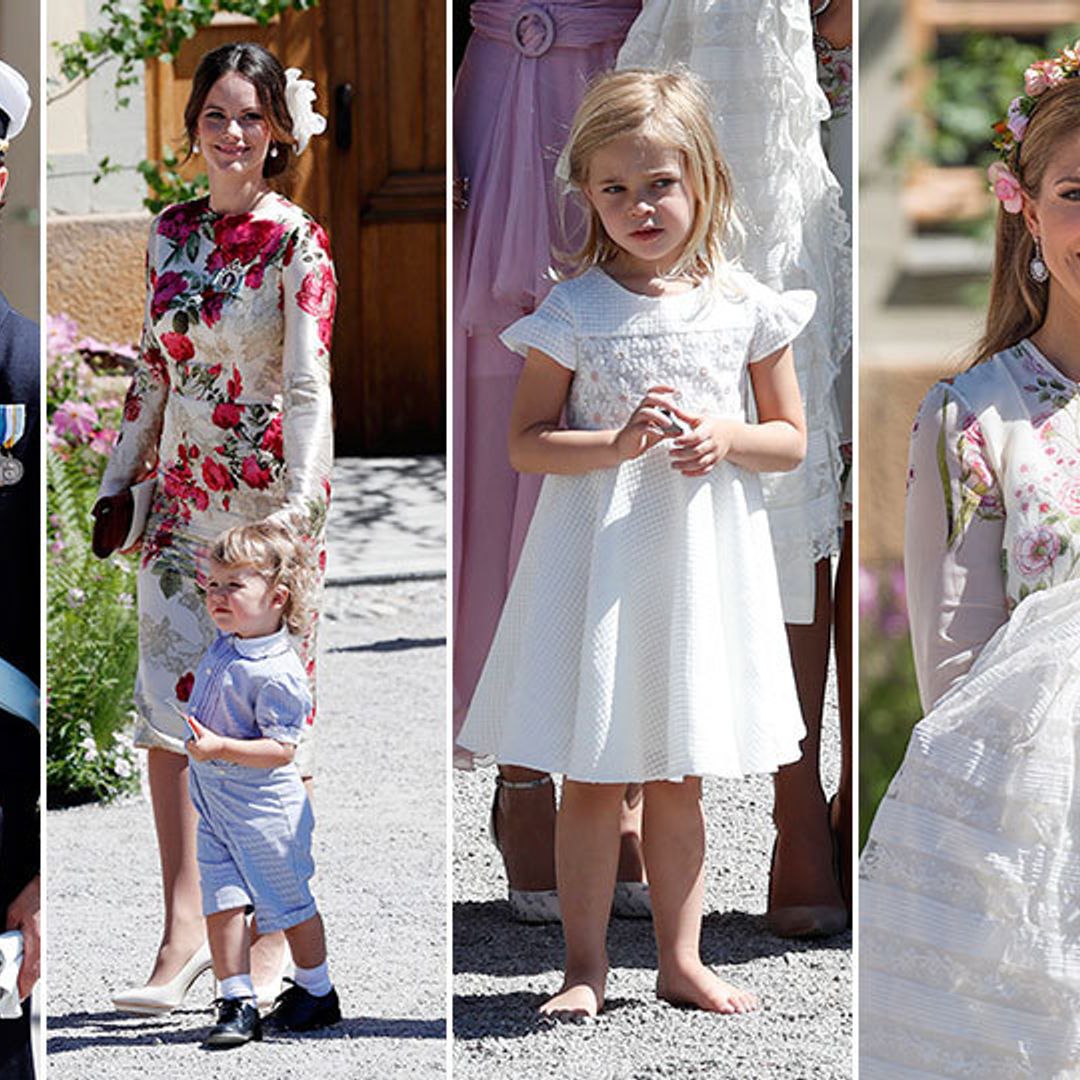 Princess Adrienne of Sweden's christening: Little royals steal the show in Stockholm