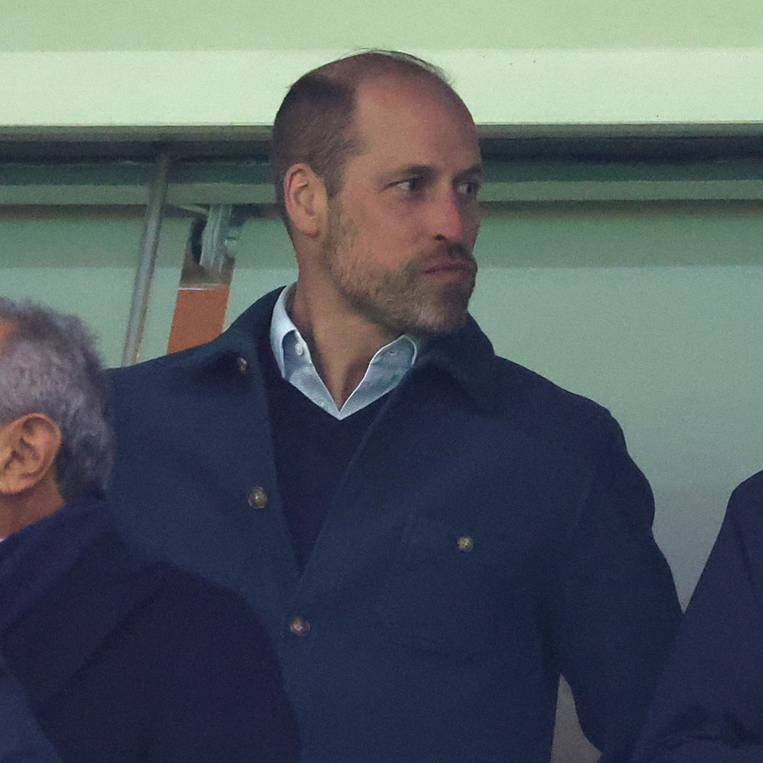 Tense Prince William can't hide his emotions at nail-biting Aston Villa match