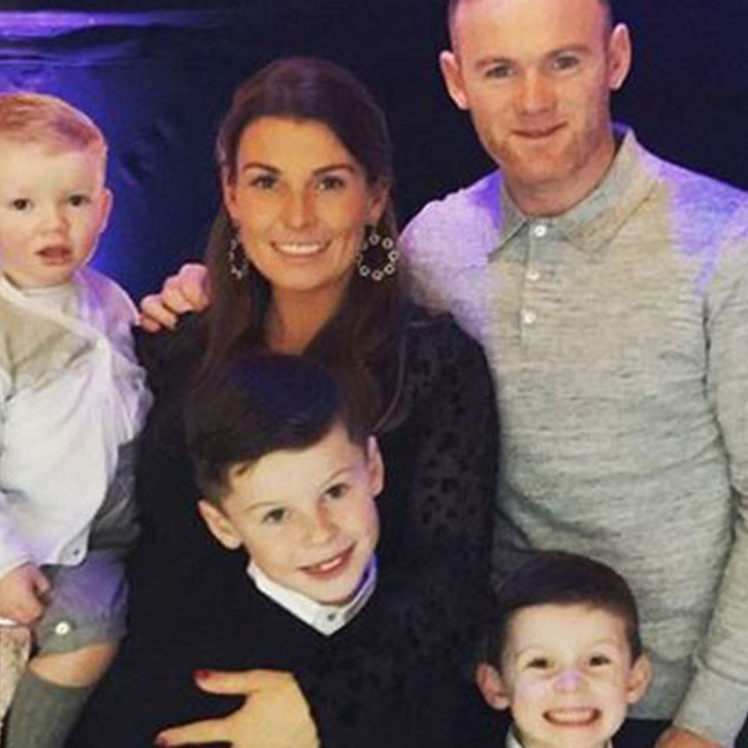 Proud mum Coleen Rooney shares rare picture of all her boys on Instagram